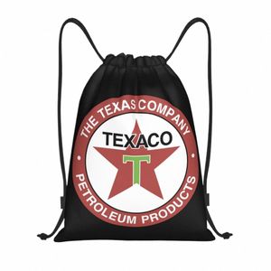 personalizzato Texaco Divertente Compleanno Regalo Vintage Borsa con coulisse Uomo Donna Leggero Sport Palestra Zaino i62o #