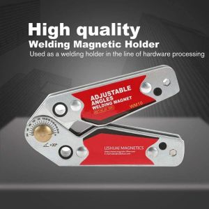 Adjustable Magnet Welding Positioner Magnetic Holder Welding Fixture Angle Clamp (20°~200°) Welding Magnet Welding Bracket