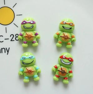 100st Kawaii Cartoon Frog Harts Figurine Crafts Flatback Cabochon Craft Ornament Jewelry Making Headwear Accessories 240325