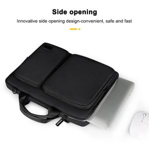 Laptop Handväska väska för MacBook Pro -fodral för bärbar dator Xiaomi Dell HP Lenovo 14 15 15,4 15,6 tum Proterbar axel Messenger Bag