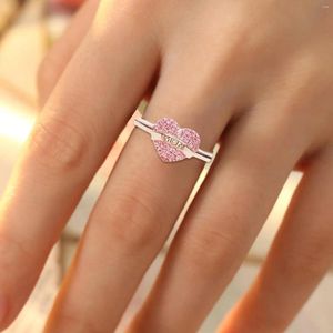 Cluster Rings Heart Ring For Mom Festival Holiday Christmas Fashion Finger Jewelry Gift Women Grandma Sister From Son