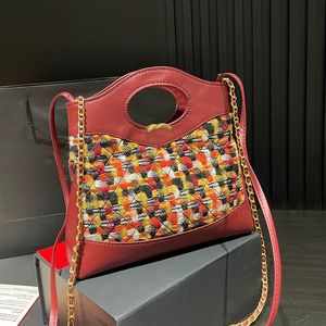 25cm Tweed 31 torba Kobiet Designer Crossbody Patchwork Luksusowa torba pod pachami Zakupy Sprzęgło Vanity Torebka Złota sprzętowa torba na ramię Pochette Kluczowa torebka