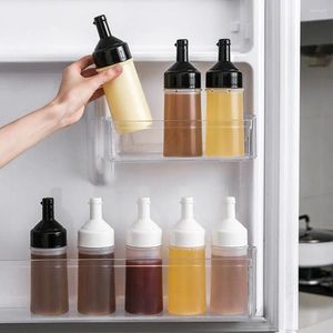 Bottiglie di stoccaggio Bottiglia per ampolla da 250 ml per miele e senape, ristorante, casa, con tappo, contenitore per salse, ketchup, gadget da cucina