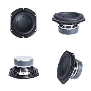 Speakers 1Pc 4Inch/5Inch Middle Bass Speaker 4Ohm 20W Basin Frame Loudspeaker