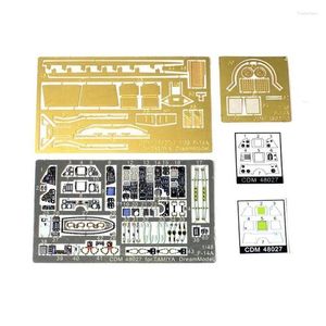 Professional Hand Tool Sets Dream Model CDM48027 1/48 EUS F-14A Tomcat Fighter Color Po Etched Set For Tamiya 61114