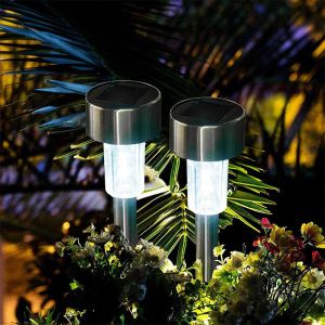 Luci da esterno solare Lampada da giardino percorso paesaggistico impermeabile ad energia solare esterna per cortile giardino patio decorativo