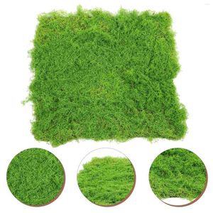 装飾的な花人工偽の苔園の芝生植物装飾芝生草敷物パッド飾るマイクロランドスケープアクセサリー