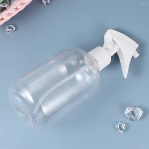 Storage Bottles 3 Pcs Transparent Trigger Spray Bottle Glass Small Empty Sprayer Perfume Liquid Dispenser For Makeup Skin Care (350ml)