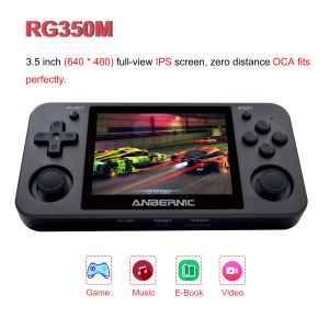 Anbernic RG350M 64BIT 3,5 cala IPS Ekran Handheld Game Console Otwarcie Linux Tony System HDMI 2500 gier dla PS1 CPS1