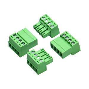 5st 15EDGK 2P 3P 4P 5P 6P 7P 8PIN PCB SCREW Terminal Block Male Female Connector 3.51/3,81mm Plug-in Type för 28 till 16Awg Cable