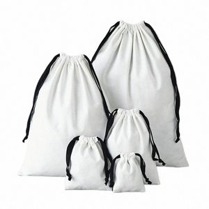Pequeno Eco Cott Drawstring Bag Feminino Logotipo Personalizado Pano Embalagem Lona Tecido Cord String Storage Sack Bolsa de Jóias Para Sapato w0GX #