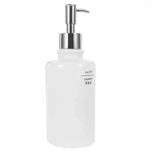Sıvı Sabun Dispenser Seramik Losyon Şişesi Pres Türü Şampuan Saç Evi Kullanım Boş Pompası Yeniden Kullanılabilir