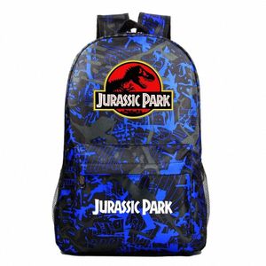 ny Jurassic Park dinosaurie tryck pojke tjej barn bokväskor kvinnor påsar tonåringar skolväska män student bärbar dator resor ryggsäckar 28vx#