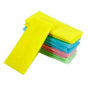 Exfoliating Rubbing Bath Towel Washcloth Elastic Shower Strap Body Washing Clean Towel Body Scrub Cleaning Massage Bath Towel