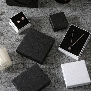 5pcs Kraft Jewellery Storage Earring Boxes Jewelry Box Display Case Jewelry Travel Organizer Packaging Storage for Home Girl Gif