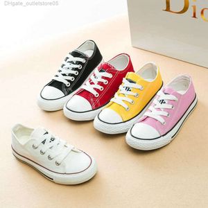 Classic Children Canvas Shoes For Kids Sport Breathable Boys CoNvEries Sneakers Tendon Girls Flat Solid Color Child Casual Canvas Shoes G1126 Z9B8 7VS8