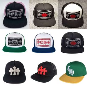 Marka czapka męska luksus chrzestka czapki designer flat Brim Hat Sports Outdoor Casquette Letter Sanskrit Cross Heart Girl Girl Sunshade Mesh Baseball Caps Zl9K