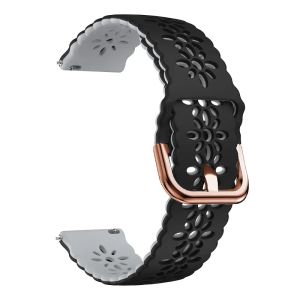 20 mm Träger für Huawei Uhr GT 2 GT3 42mm Silicon Lace Watchband Watch GT 3 Pro 43 mm/Honor Magic 2 Frau Ersatz Armband