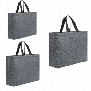 2022 Women Foldable Recycle Shop Bag Reusable Shop Tote Bag Large Capacity N-Woven Fabric Shopper Bag Grocery Pouch C3Dk#
