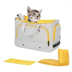 Cat Carriers Foldable Pet Bag Backpack For Travel Portable Carrier Dog Medium To Large Size