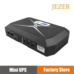 2023 Jezer 10400mah 36W 2A 5 V/9V/12V Großkapazität Multipurpose Mini Tragbares UPS -Backup -Leistungsadapter für WiFi, Router