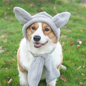 Dog Apparel Cute Pet Head Cover Ear Protection Warm Cat And Hat Winter Puppy Po Owner Matching