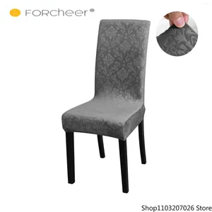 Chair Covers Embossed Velvet Dining Cover For Room Elastic Kitchen El Removable 1/2/4/6 Piecesi