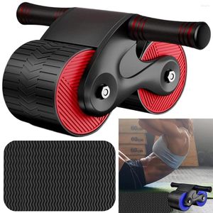 Decorative Plates Automatic Rebound Abdominal Wheel Portable Roller Professional Exerciser Core Strength Training