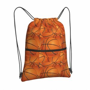 basketboll mönster nal dragstring ryggsäckar påse skolväskor för män carto animati universal ryggsäck gym basket f25l#