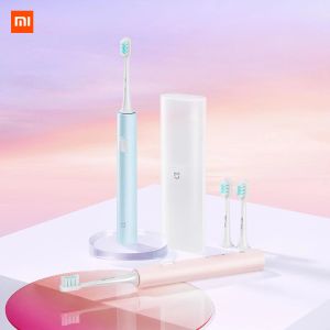 Produkte 2023 Neue Xiaomi Mijia T200C Elektrische Zahnbürste Set Smart Sonic Tooth Pinsel wiederaufladbar IPX7 wasserdichte Zähne Whitening Cleanerer