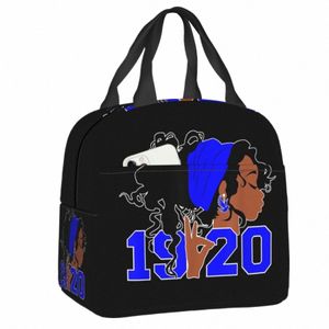 Zeta Phi Beta Lunch Bag Kobiety ciepłe chłodnica izolowane pudełko na lunch dla dzieci w szkole Picnic Torby z jedzeniem p2na#