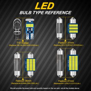 BMTxms 14Pcs Light Bulb Kit For Vauxhall Opel Grandland X 2017 2018 2019 2020 2021 Vehicle Reading Dome Trunk LED Interior Lamp