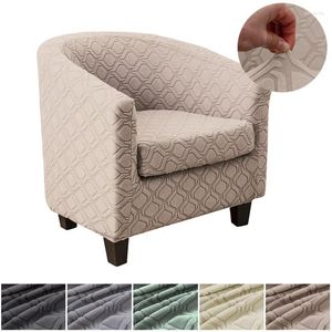 Krzesło Covery Soild Color Jacquard wanna rozciągnięcie Elstic Fotel Cover Lazy Boy Sofa Slipcover salon z poduszką siedzącą