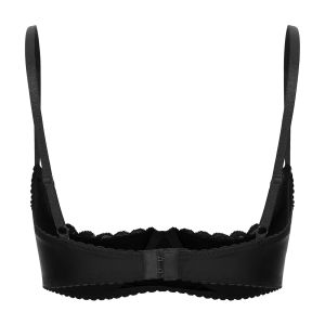 Seksowna koronkowa bieliznę damską damską półpchnięcie Half Cup Push Up Brassire gorąca bielizna stanika Bajeczna piersi Brassiere