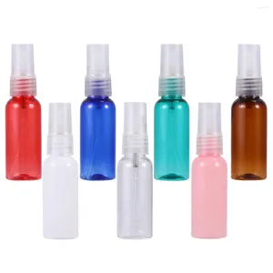 Storage Bottles 7Pcs 30ml Spray Portable Pump Bottle For Essential Oils Cohol Solutions Skincare Lotion