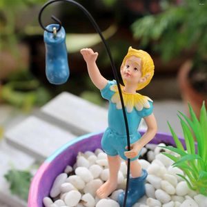 Garden Decorations Fairy Accessory Miniature Figurine Ornament Mini Decoration Sculpture for Yard Outdoor Balkony Lawn