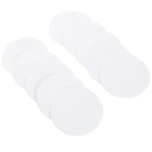 Bath Mats Anti Discs 4" Non Stickers Self Adhesive Paster For Shower Bathroom Bathtub Tubs Swimming Pool ( White ) 10PCS