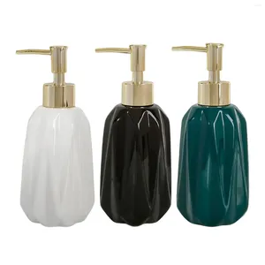 Liquid Soap Dispenser Luxury Lotion Bottle Refillable Hand Pump 300 ml Dispensers Dekorativ för El toalett badrum hem