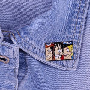 japanese comic one-piece movie film quotes badge Cute Anime Movies Games Hard Enamel Pins Collect Cartoon Brooch Backpack Hat Bag Collar Lapel Badges S800018