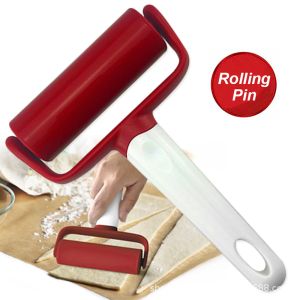 Konditorpizza Mehl Rollende Pin Fondant Bäcker Roller Plastik Keks Teig rollende Nadel Küche Utensil