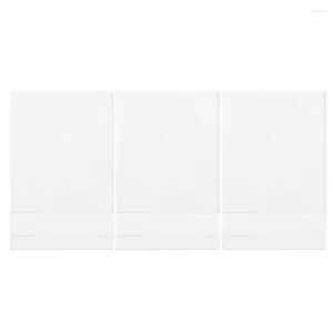 Frames 3 Pcs Po Frame Picture Display Stand For Certificate Shelf Clear Acrylic Office