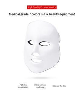 Maschera facciale anti PDT led per la cura della pelle Light Therapy Podynamics dispositivi per terapia della luce blu verde rossa6948819