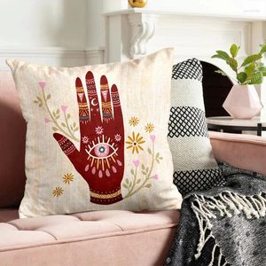 Pillow Hand Eye Cover Plant Flower Livingroom Decorative Pillows For Sofa Aesthetics Home Decor
