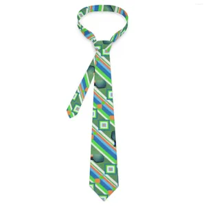 Bow Ties Green Ball Tie Blue Stripes Wedding Party Neck Adult Elegant Necktie Accessories Quality Pattern Collar