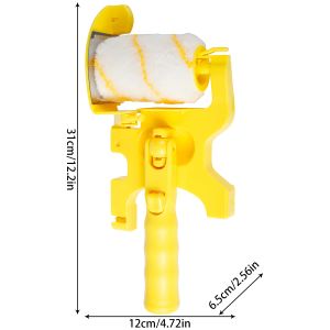 Paint Edger Roller Brush Hand-held Clean-Cut Paint Edger Roller Brush Portable Paint Edger Tool for Home Wall Ceiling Painting