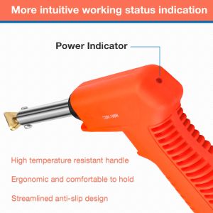 Narzędzia do naprawy zderzaka o 100 W, naprawa 110V-220V, lutownicze, skórzane narzędzia do prasowania plastikowego zestawu spawalniczego elektryczne lutownicze