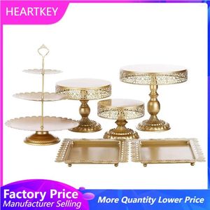 Party Supplies Cake Stand Cupcake Dessert Display Decoration Rack Tray For Wedding Birthday Christmas Snack Candy Plate Metal Pan