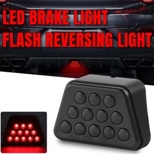 F1 Stil LED Fren Pilot Işıkları 12led Arka Tail Işıkları Flaş Otomatik UYARI Ters Durdurma Güvenlik lambaları DRL 12V araba motosikleti için