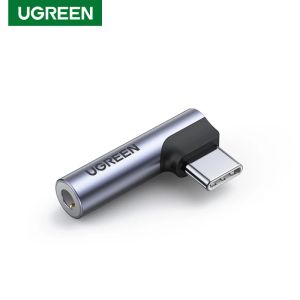 Tipo Ugreen USB C a 3,5 mm Adattatore per cuffie per cuffie Audio per Xiaomi Mi 11 Huawei P30 Matepad Pro Earphone Converter 3,5 mm
