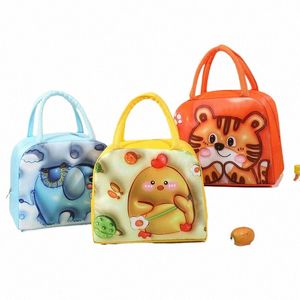 Hot 3D Carto modello Tote Borse pranzo termico per bambini Estetico Lunch Box Storage Insulati Borse Lunch Bag Nave libera o1qD #